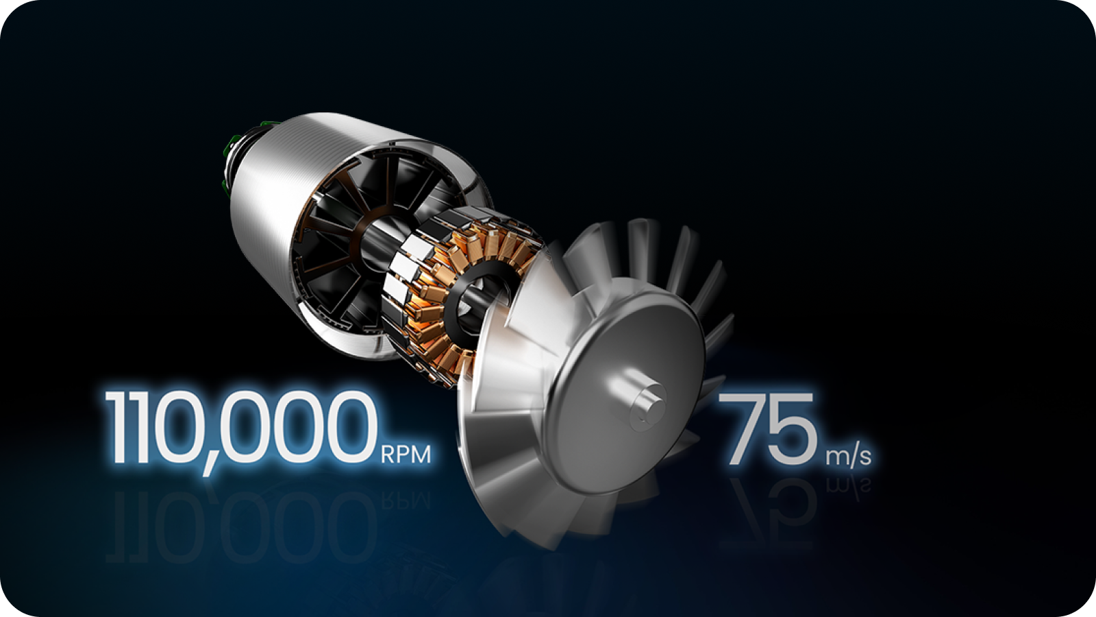 Motor potente 110k RPM